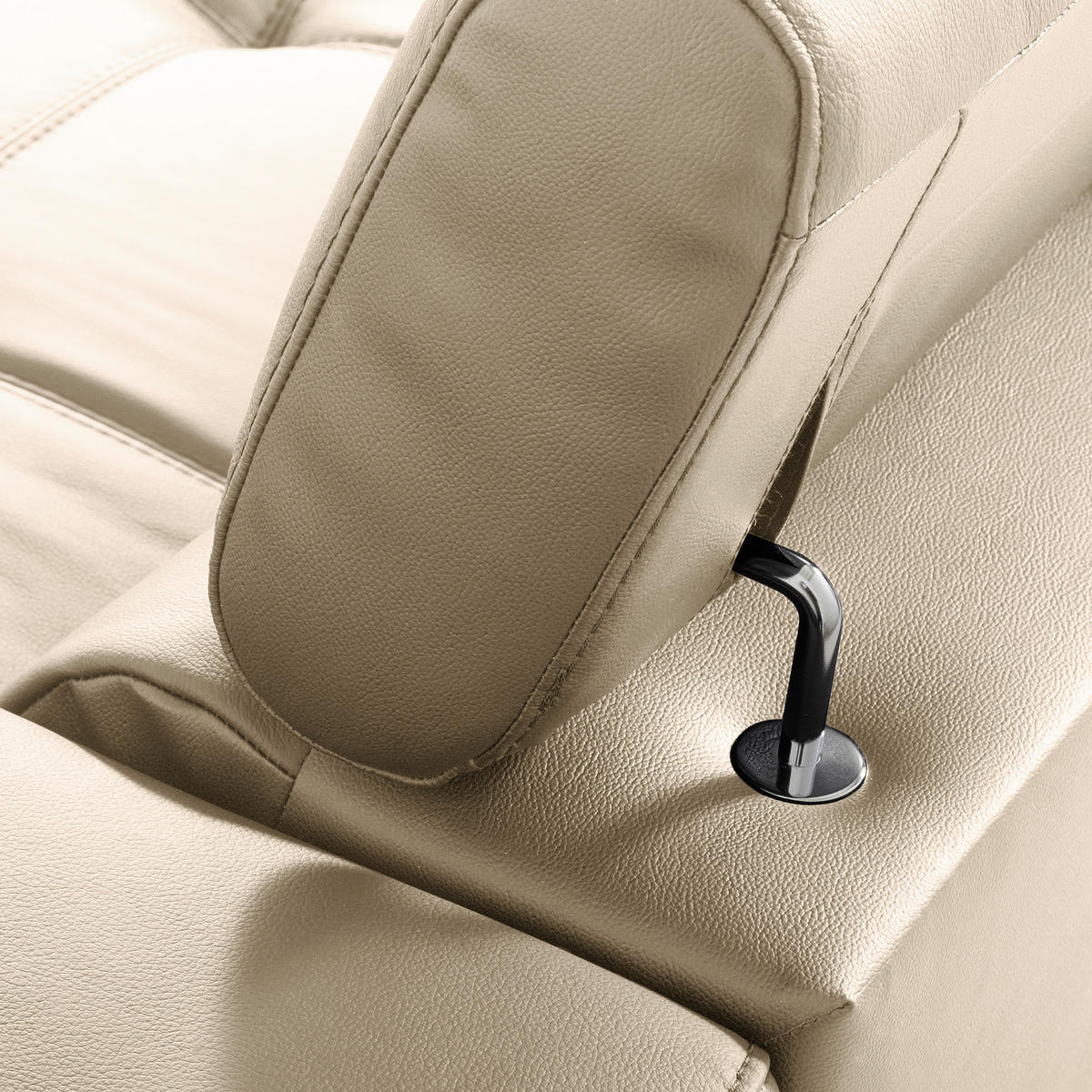 ECKSOFA  in Lederlook Echtleder Grau  - Schwarz/Grau, Design, Leder/Textil (173/247cm) - Livetastic