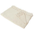 DECKE 127/152 cm  - Creme, KONVENTIONELL, Textil (127/152cm) - Novel