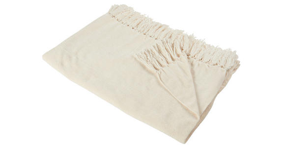 DECKE 127/152 cm - Creme, KONVENTIONELL, Textil (127/152cm) - Novel