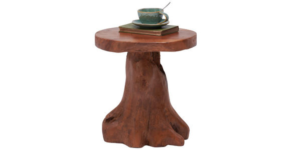 BEISTELLTISCH in Holz 40/40/45 cm - Teakfarben, Trend, Holz (40/40/45cm) - Landscape