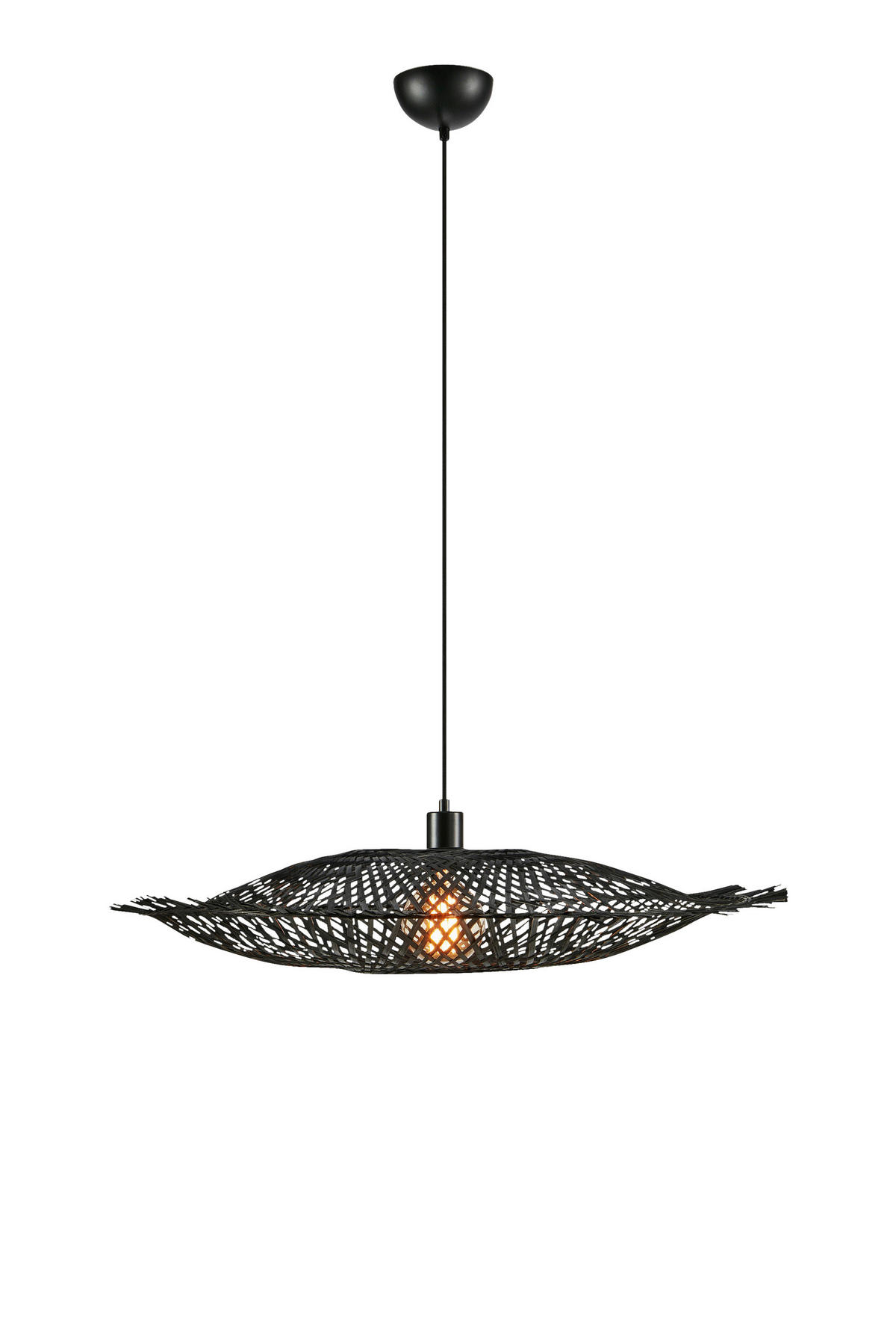 HÄNGELEUCHTE 75/71/15 cm   - Schwarz, Basics, Naturmaterialien/Metall (75/71/15cm) - Markslöjd