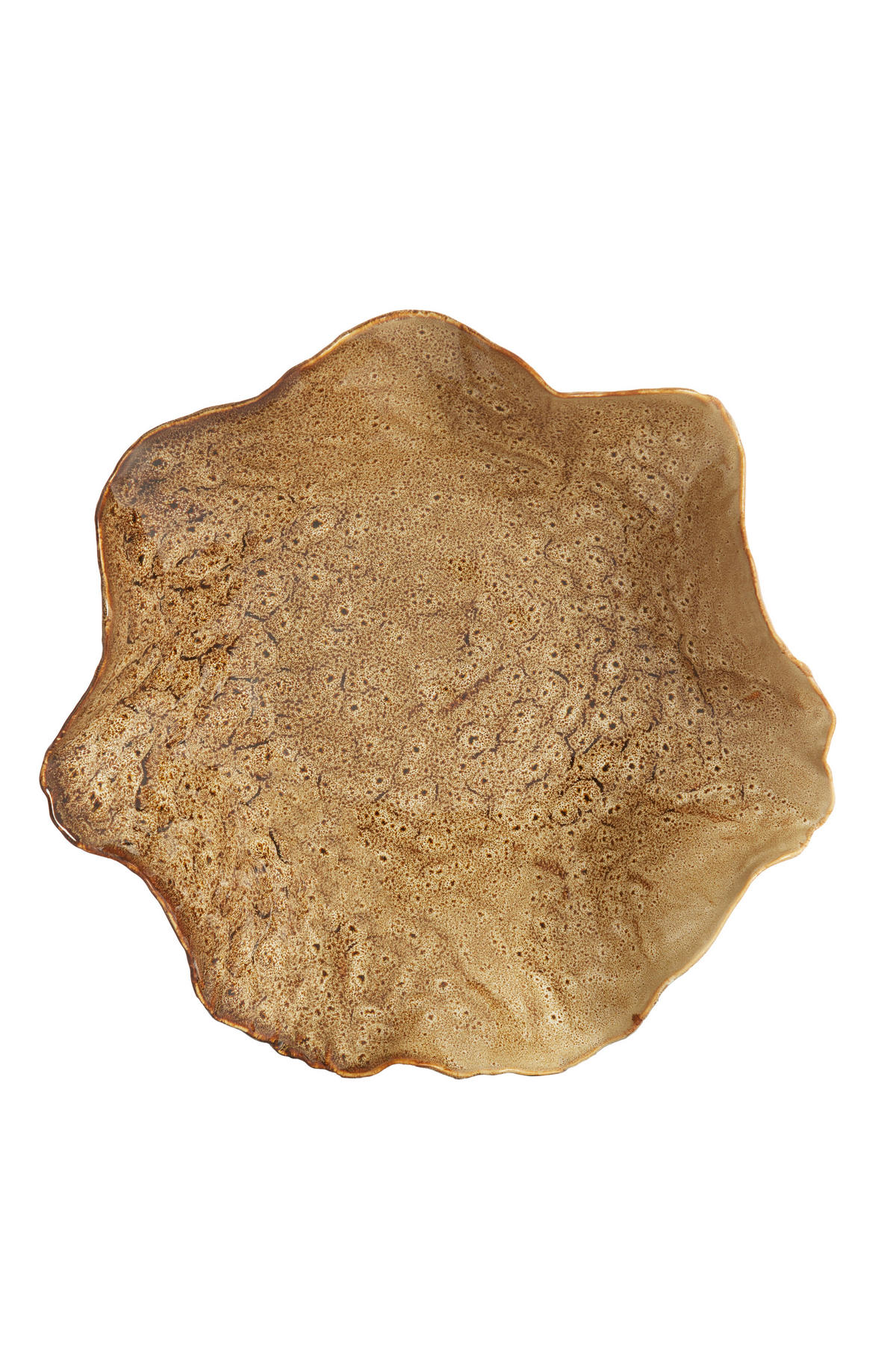 DEKOSCHALE - Braun, Trend, Keramik (34/31/11cm) - Light & Living