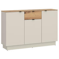 SIDEBOARD VIONA 135/90/40 cm 1 Schublade(n)  - Kaschmir/Eiche Artisan, Basics, Holzwerkstoff/Kunststoff (135/90/40cm) - Livetastic