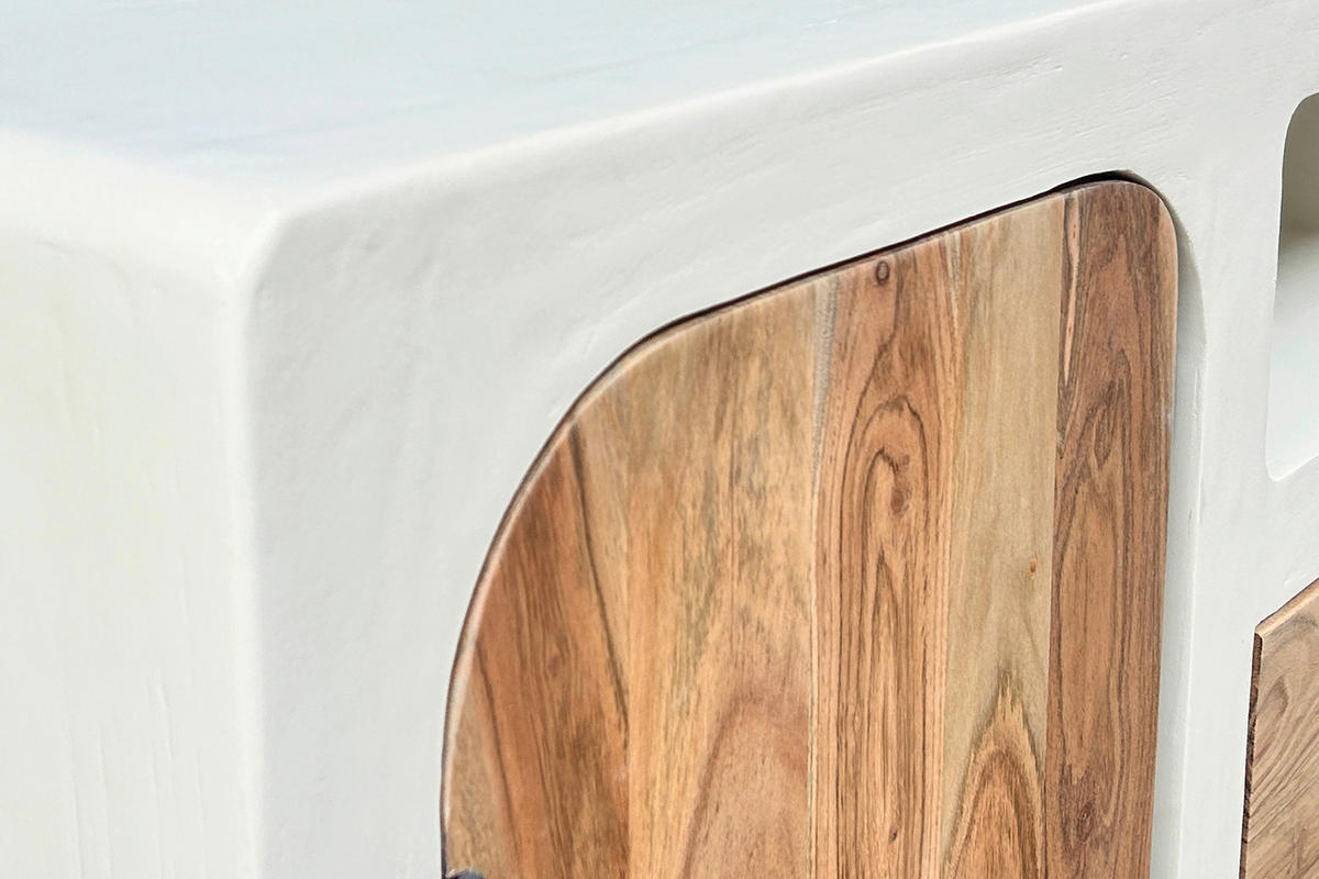 SIDEBOARD 150/80/40 cm  - Naturfarben/Weiß, Design, Holz/Holzwerkstoff (150/80/40cm) - MID.YOU