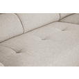 ECKSOFA Greige Struktur  - Greige/Schwarz, Design, Kunststoff/Textil (284/205cm) - Xora