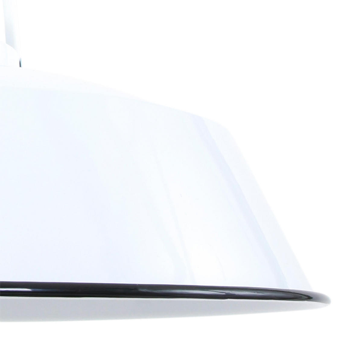 PENDELLEUCHTE 42/45-200/42 cm  - Weiß Hochglanz, Trend, Metall (42/45-200/42cm)