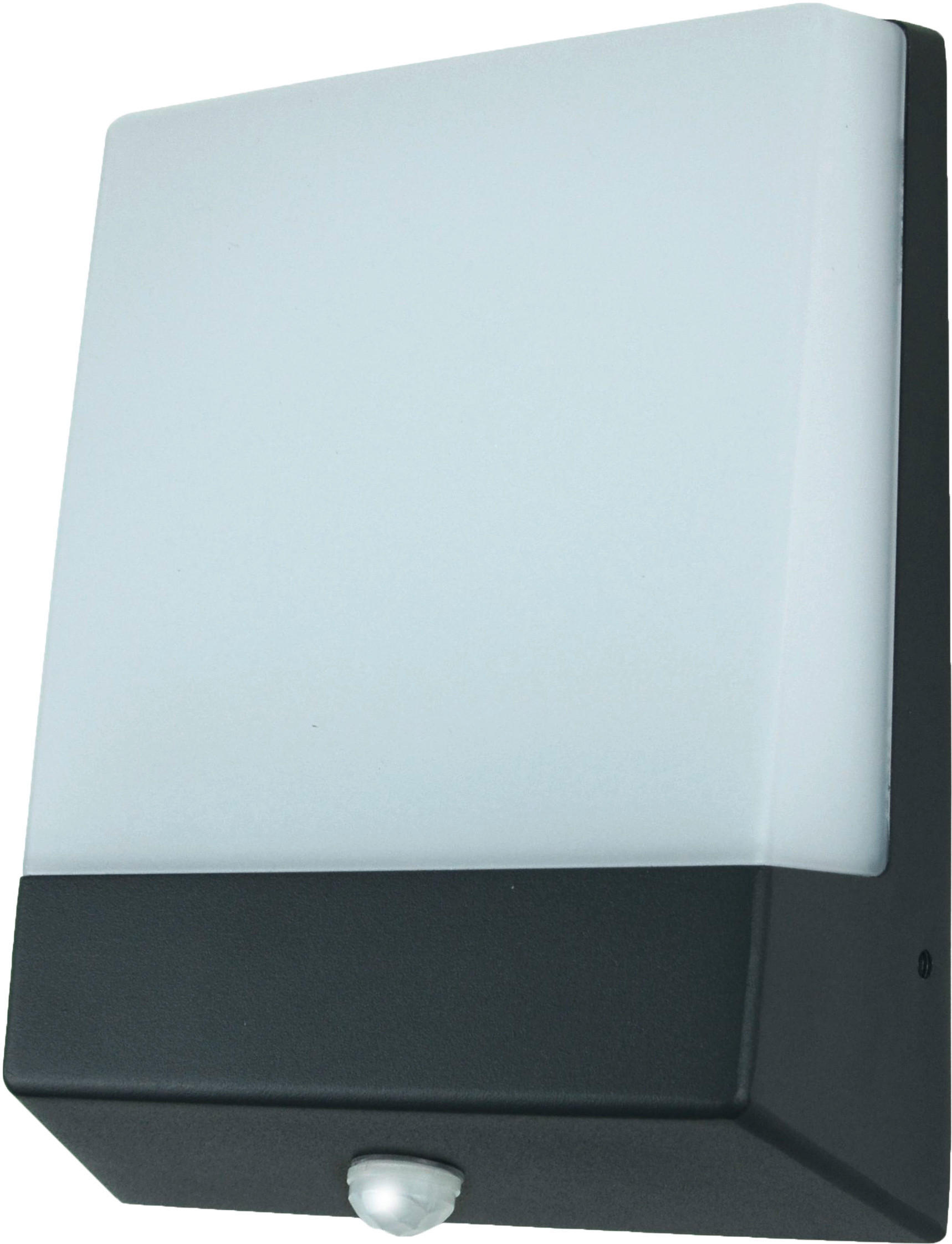 WANDLEUCHTE eLUX 21,1/16,1/5,9 cm   - Anthrazit, Basics, Kunststoff/Metall (21,1/16,1/5,9cm)