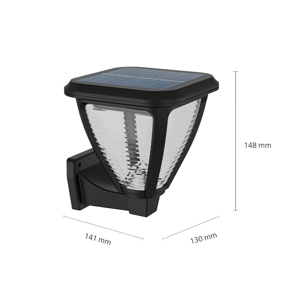 SOLARLEUCHTE 13/14.8/14.1 cm   - Schwarz, KONVENTIONELL, Kunststoff (13/14.8/14.1cm) - Philips