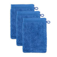 FROTTIERSET Superwuschel Blau 3-teilig  - Blau, Basics, Textil (15/20cm) - Moeve