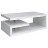 COUCHTISCH 120/60/45 cm rechteckig Weiß  - Weiß, Design, Holzwerkstoff (120/60/45cm)