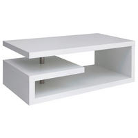 COUCHTISCH 120/60/45 cm rechteckig Weiß  - Weiß, Design, Holzwerkstoff (120/60/45cm)