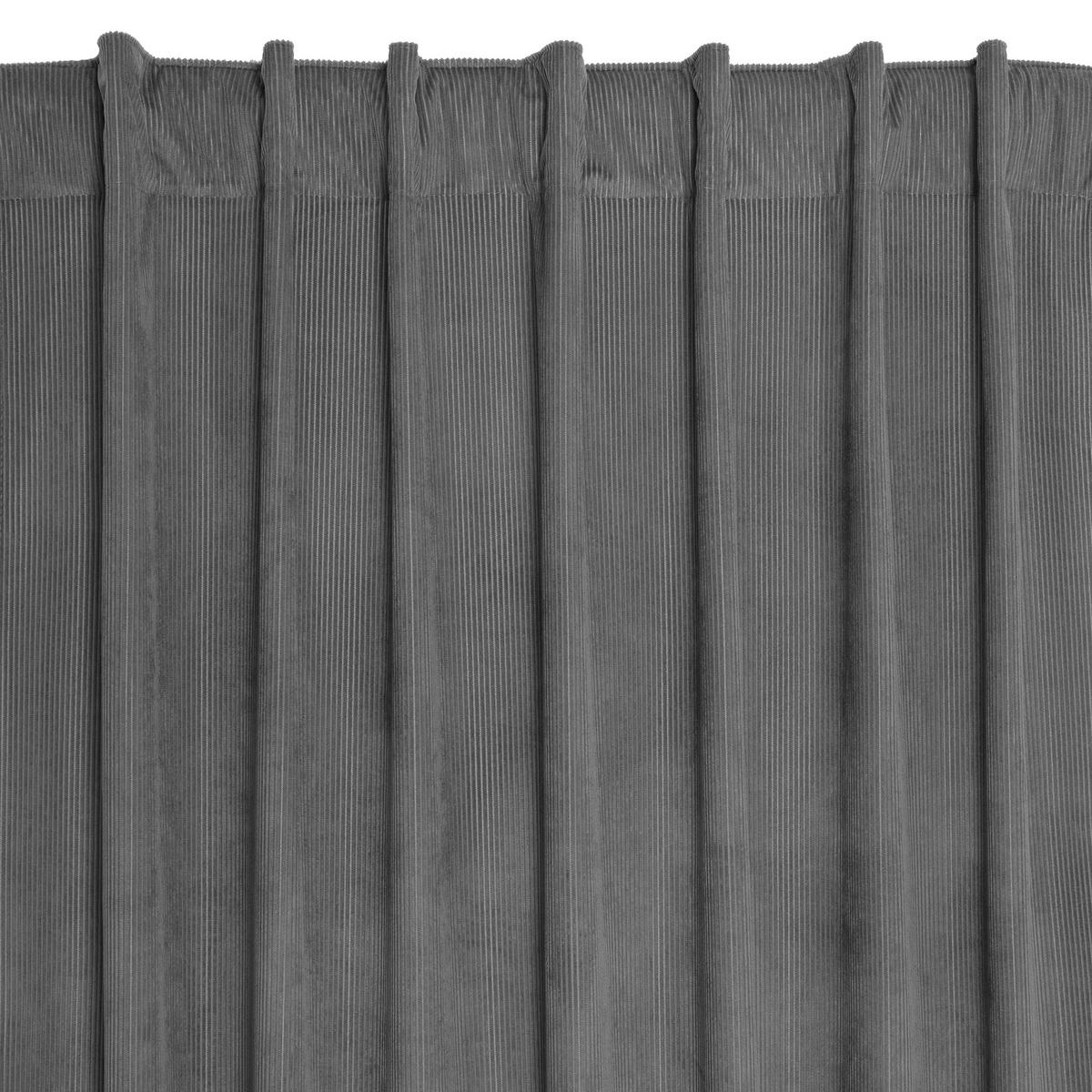FERTIGVORHANG blickdicht  - Grau, Basics, Textil (140/240cm)
