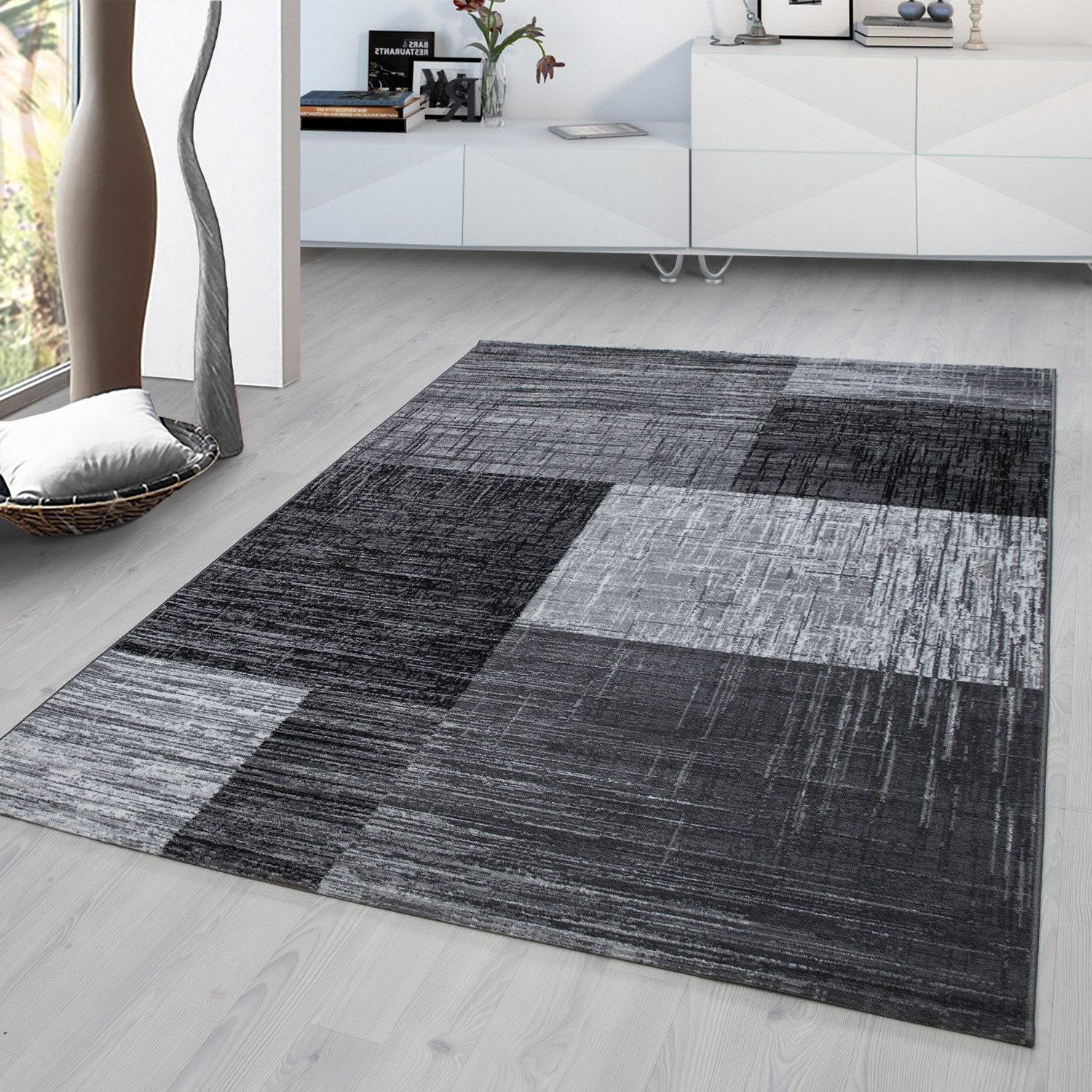 WEBTEPPICH 200/290 cm Plus 8001 Schwarz  - Schwarz, Design, Textil (200/290cm) - Novel