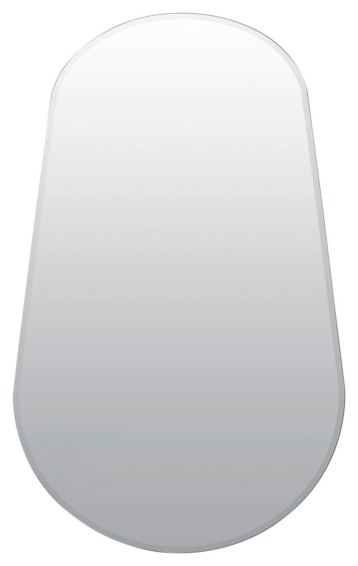 WANDSPIEGEL 70/150/1,6 cm    in oval  - Klar, Design, Glas/Holzwerkstoff (70/150/1,6cm) - MID.YOU