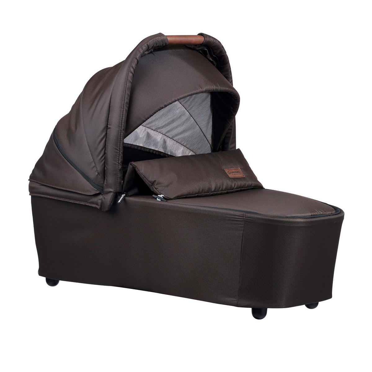 KINDERWAGENSET FX4 Classic  - Cognac/Schwarz, Basics, Textil/Metall (57/129/100cm) - Gesslein