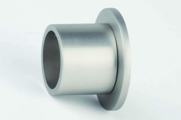 SUPORT DE CAPĂT BARĂ  - culoare inox, Basics, metal (2,5cm) - Homeware