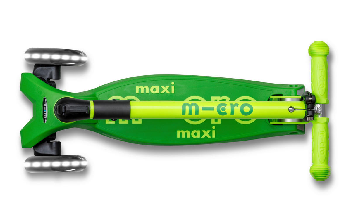 KINDERSCOOTER Maxi Foldable  - Grün, Basics, Kunststoff (57/26,5/67-91cm)