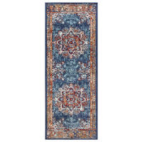 LÄUFER 80/240 cm Luxor  - Blau/Multicolor, Design, Kunststoff/Textil (80/240cm)