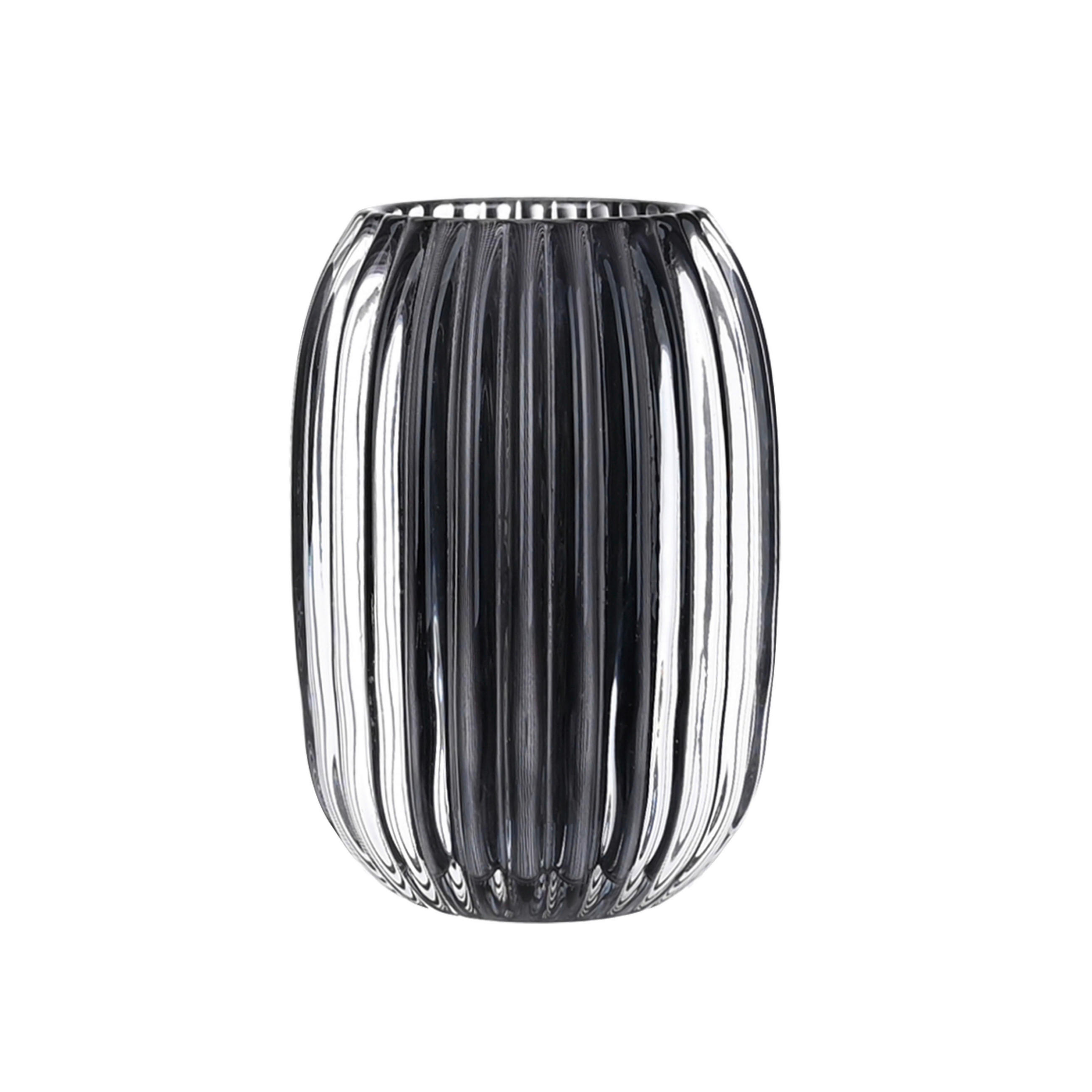 LJUSSTAKE  - svart, Trend, glas (9,4/13cm) - Ambia Home