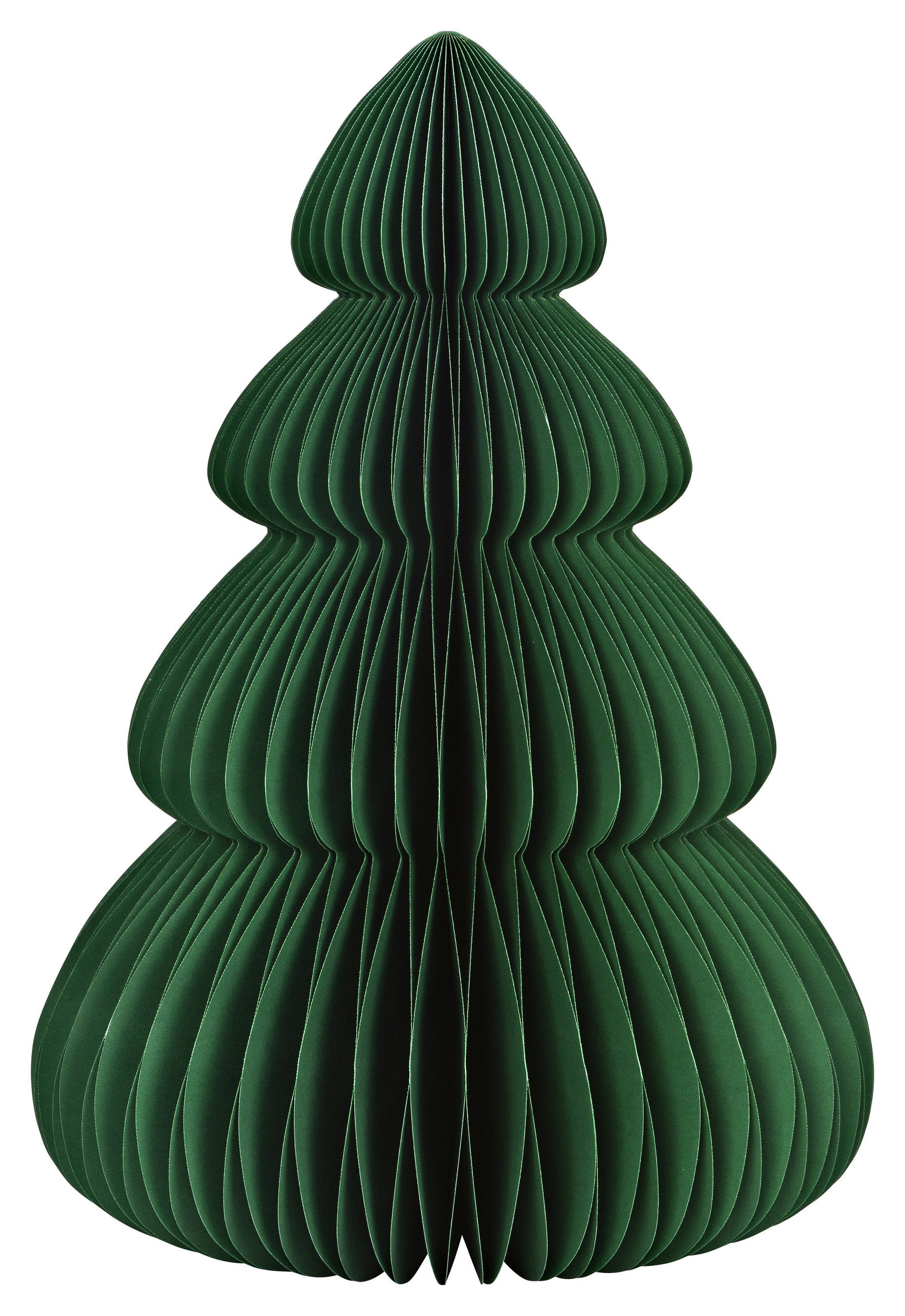 DEKOBAUM  - Dunkelgrün, Basics, Papier (35,0/50,0/35,0cm) - X-Mas