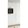 SKÅP MED UTDRAGSFUNKTION 30/200/60 cm  i vit, ekfärgad  - vit/kromfärg, Modern, metall/trämaterial (30/200/60cm) - Held