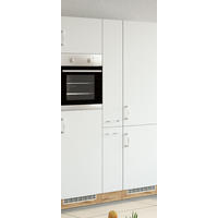 APOTHEKERSCHRANK 30/200/60 cm  in Weiss, Eichefarben  - Chromfarben/Weiss, Modern, Holzwerkstoff/Metall (30/200/60cm) - Held