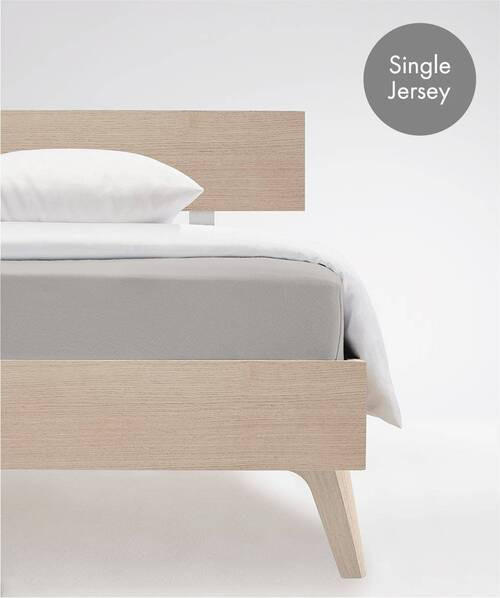 SPANNBETTTUCH Jenny C Single-Jersey  - Grau, Basics, Textil (100/200cm) - Fleuresse