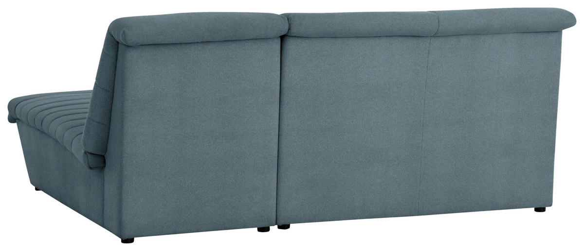 ECKSOFA in Webstoff Petrol  214/168 cm  - Petrol/Schwarz, Design, Kunststoff/Textil (214/168cm) - LOOKS by W.Joop