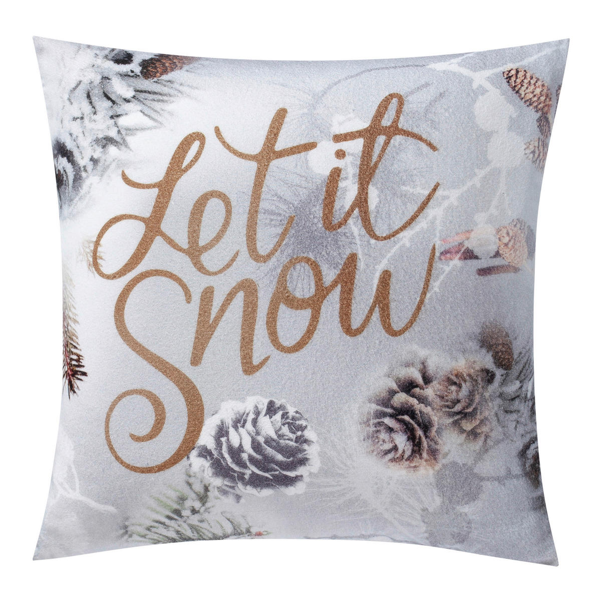 KISSENHÜLLE Home 50/50 cm  - Silberfarben, Trend, Textil (50/50cm) - Estella