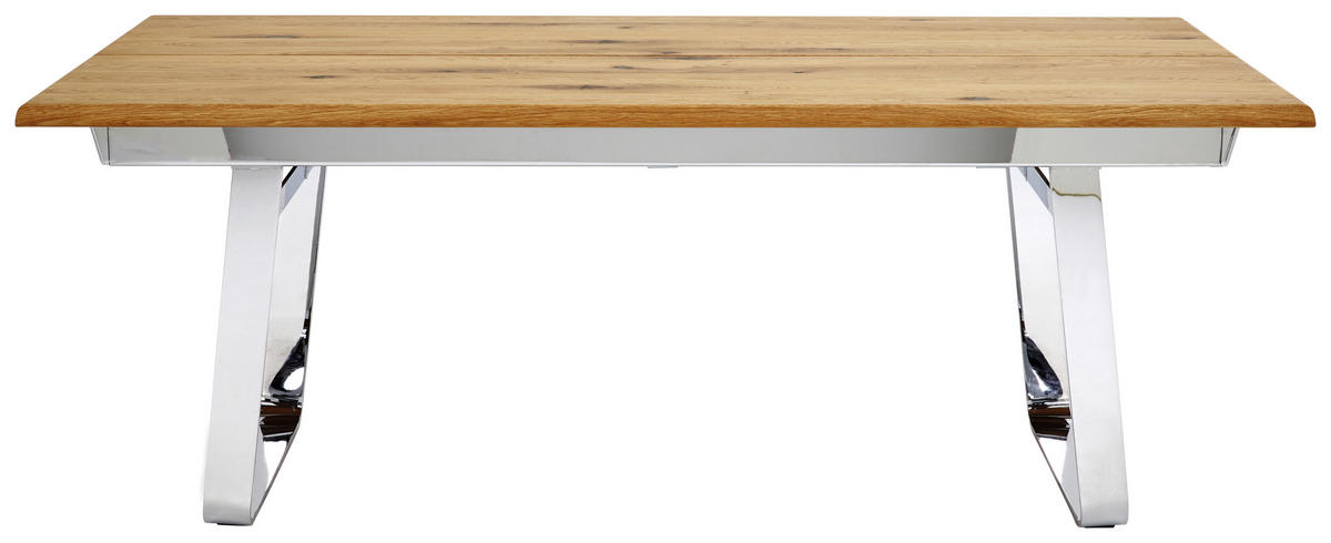 ESSTISCH in Holz, Metall 200/100/75 cm  - Eichefarben, Design, Holz/Metall (200/100/75cm) - Team 7