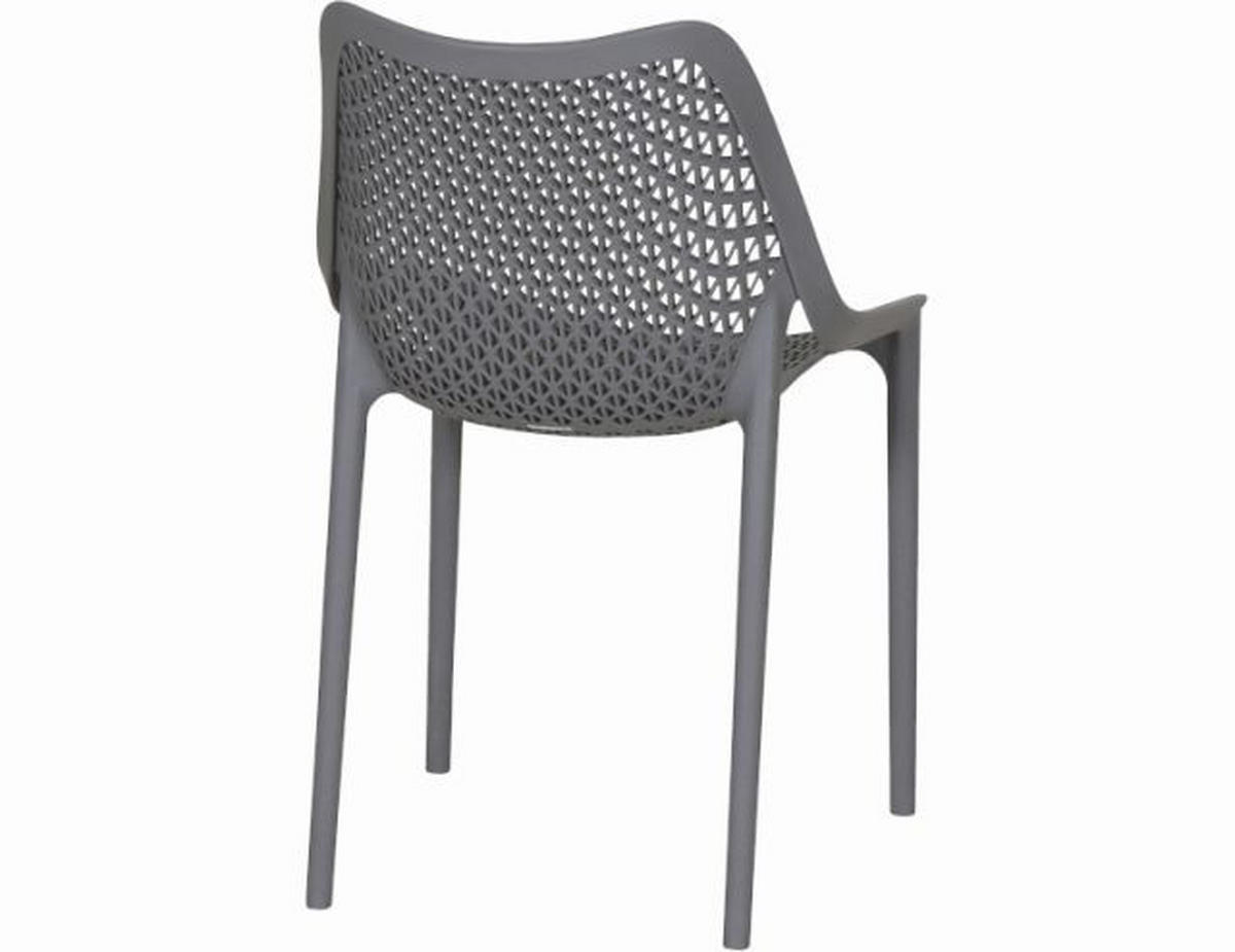 GARTENSTUHL-SET Grau  - Grau, Basics, Kunststoff (60/81/50cm) - Siena Garden