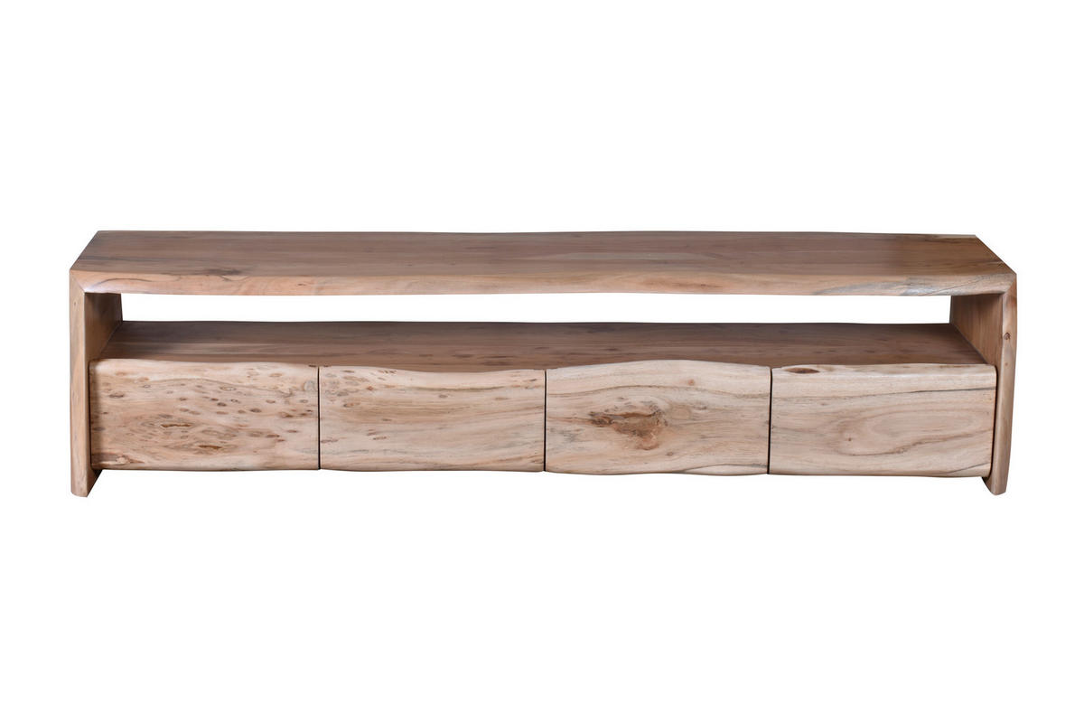 LOWBOARD  190/45/47 cm 4 Schublade(n)  - Naturfarben, Design, Holz (190/45/47cm) - MID.YOU