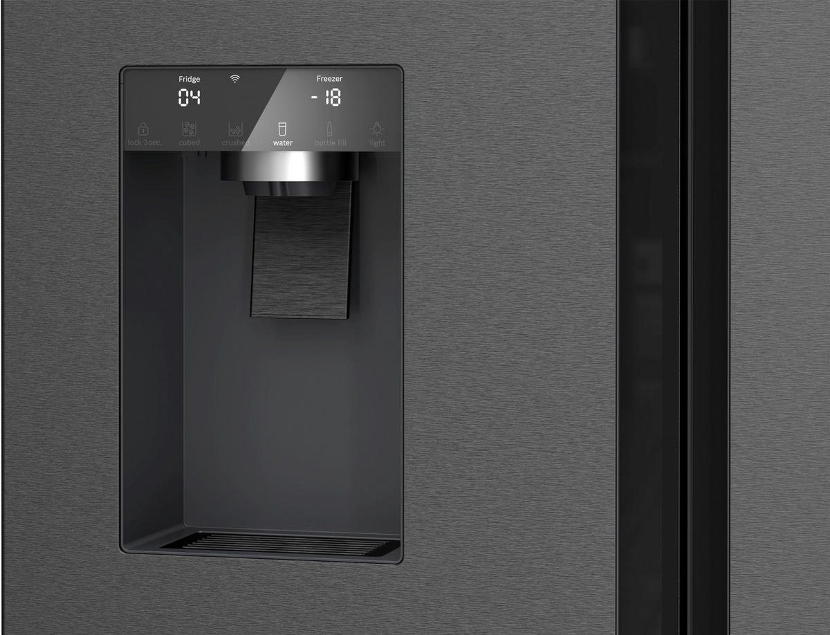 FRENCH-DOOR 90,5/183/73,1 cm KFI96AXEA  - Schwarz, Basics, Metall (90,5/183/73,1cm) - Bosch