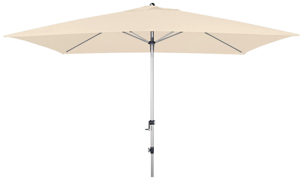 SONNENSCHIRM 300x200 cm Naturfarben  - Alufarben/Naturfarben, KONVENTIONELL, Textil/Metall (300/200cm) - Doppler