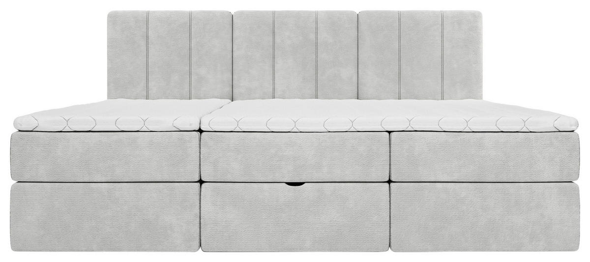 FAMILIENBETT - Hellgrau/Schwarz, Design, Holzwerkstoff/Kunststoff (270/200cm) - Esposa