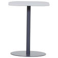 BEISTELLTISCH 40/40/50 cm Grau organisch  - Grau, Design, Metall (40/40/50cm) - Landscape