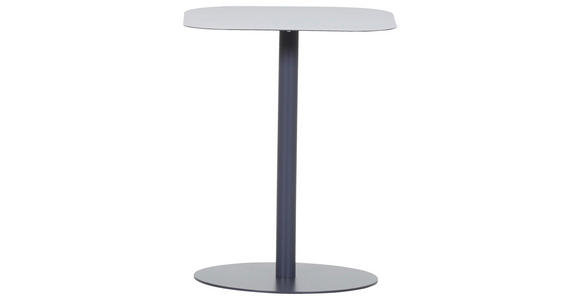 BEISTELLTISCH 40/40/50 cm Grau organisch  - Grau, Design, Metall (40/40/50cm) - Landscape