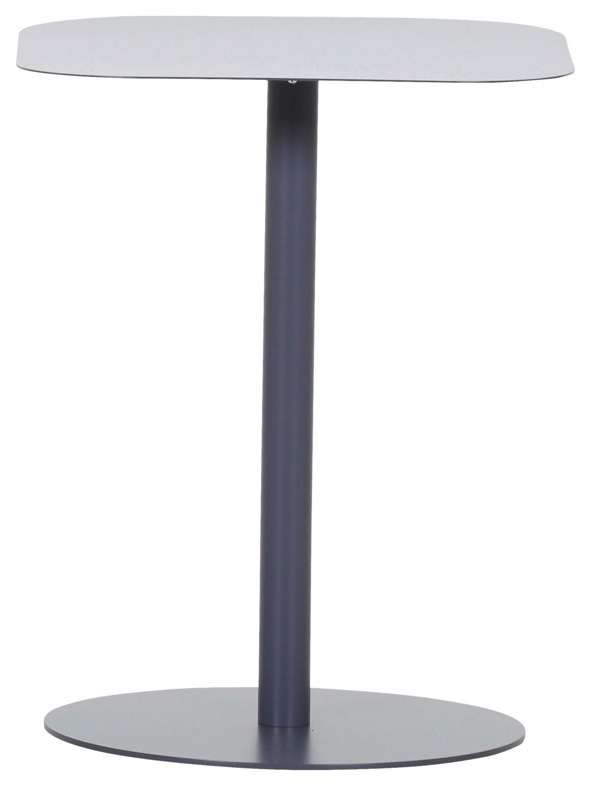 BEISTELLTISCH 40/40/50 cm Grau organisch  - Grau, Design, Metall (40/40/50cm) - Landscape