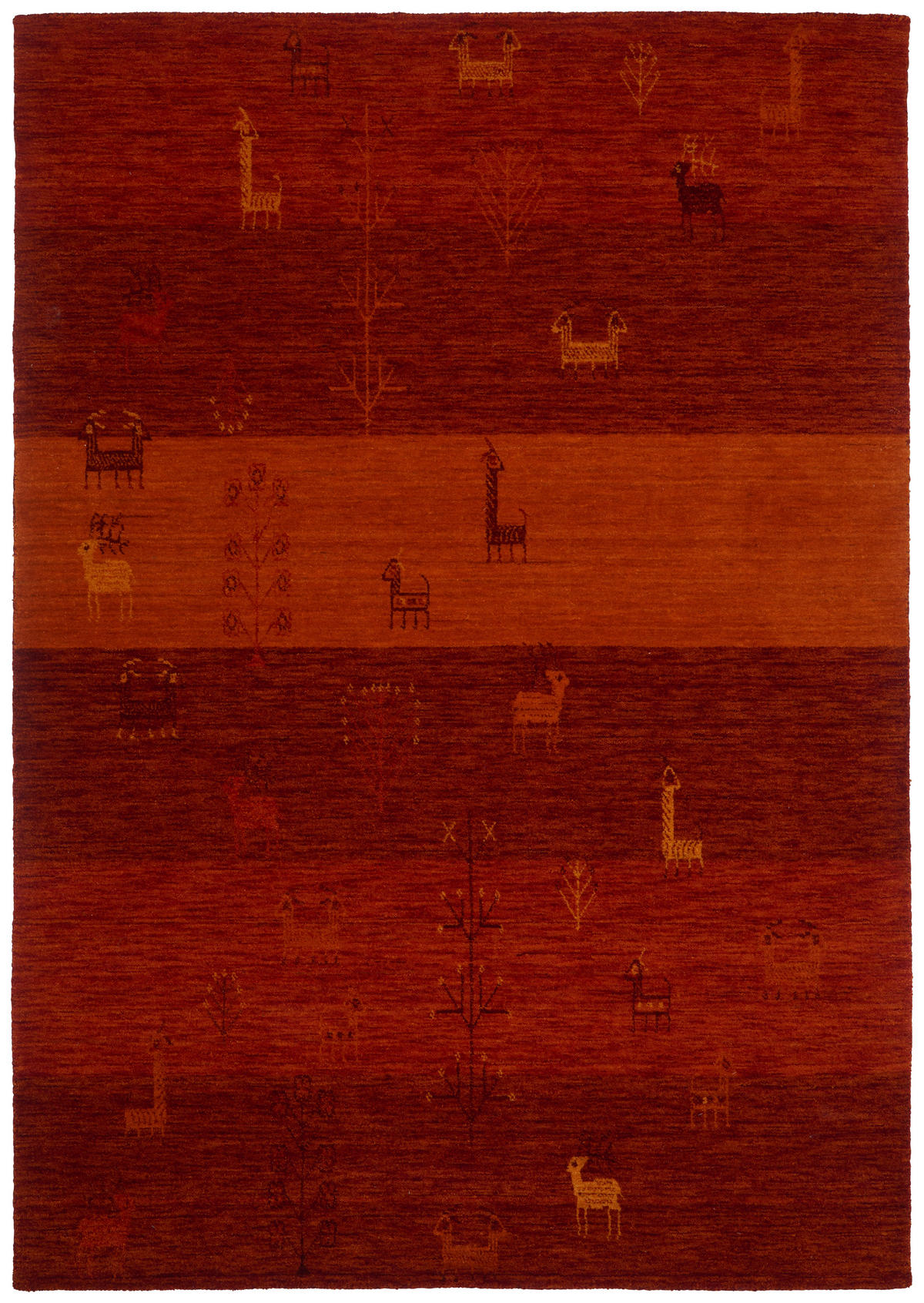 ORIENTTEPPICH 60/90 cm Chasca Rot  - Rot, LIFESTYLE, Textil (60/90cm) - Cazaris