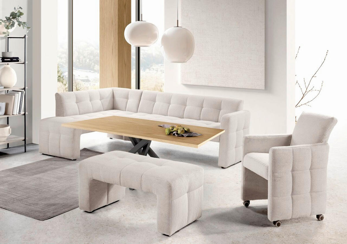 STOLICA S NASLONOM ZA RUKE  bež  drvo, tekstil, drvni materijal      - bež, Moderno, drvni materijal/drvo (64/90/72cm) - Livetastic