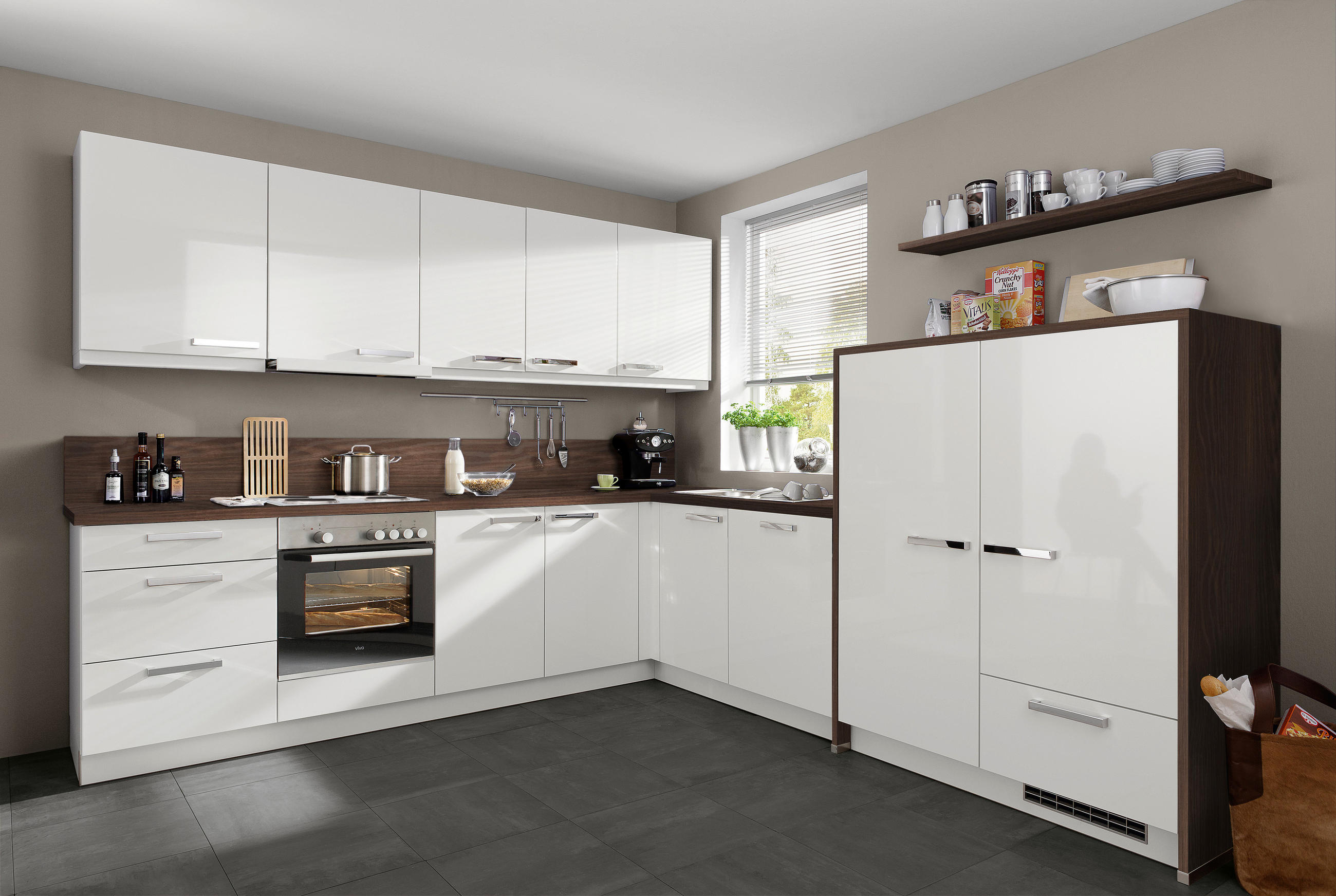 EINBAUKÜCHE LUX  - Design, Holzwerkstoff - Nolte Küchen