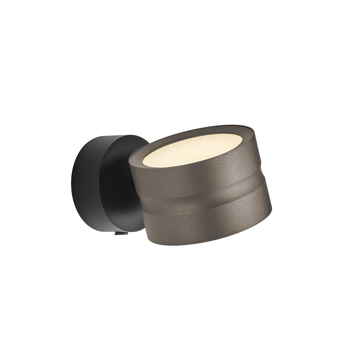 LED-WANDLEUCHTE Mika  11 cm  - Bronzefarben, Design, Metall (11cm) - elements by BANKAMP