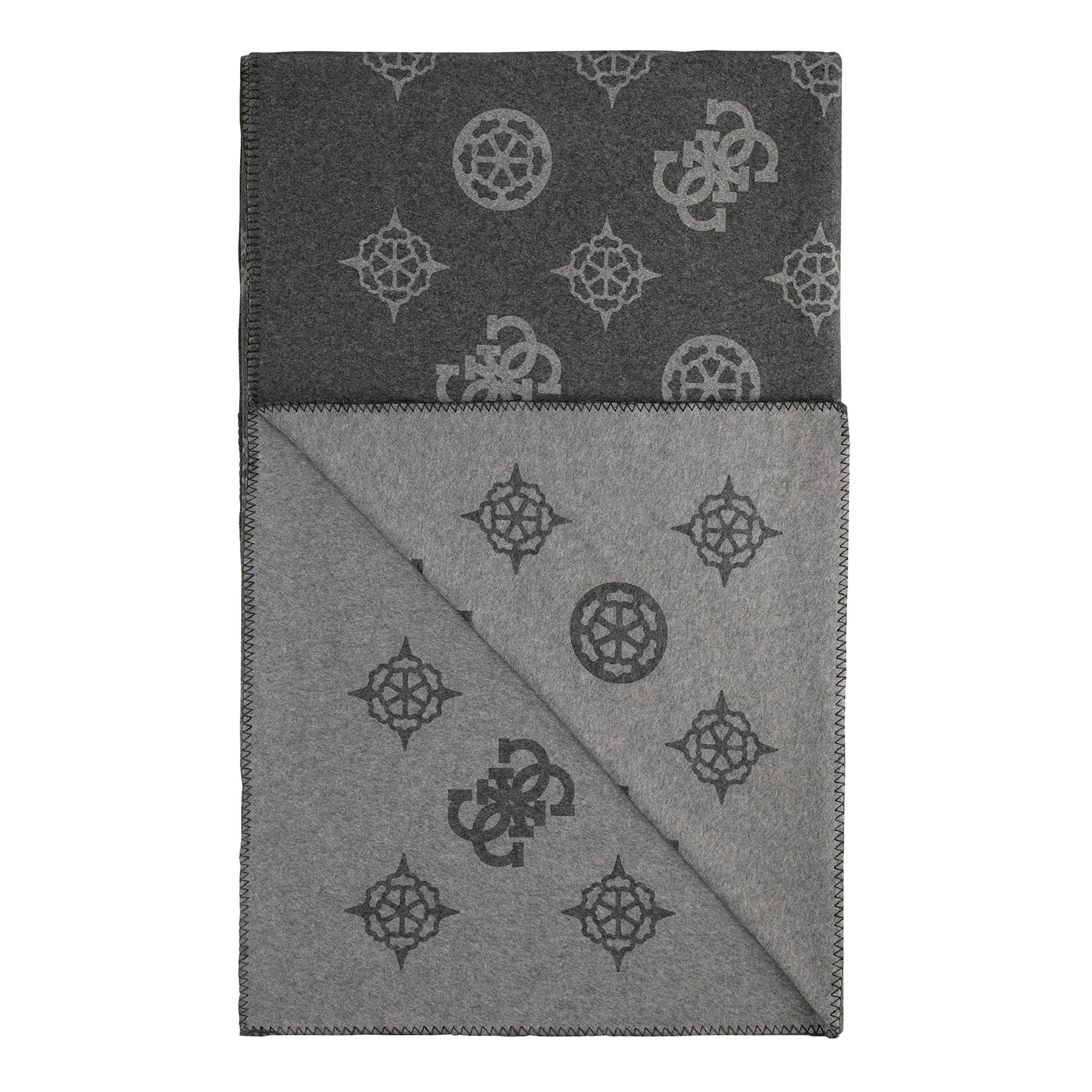 ODEJA  PREMIUM PILE PEONY GUESS  150/200 cm       črna  - črna, Konvencionalno, tekstil (150/200cm) - Guess