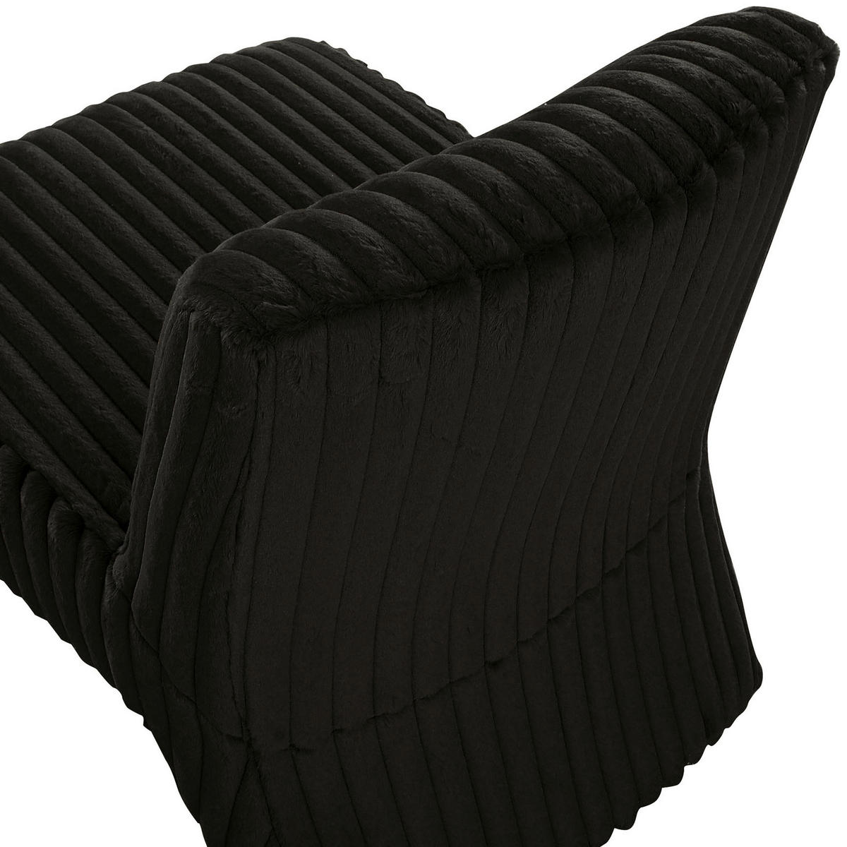 SESSEL in Cord Anthrazit  - Anthrazit/Schwarz, Konventionell, Kunststoff/Textil (68/72/89cm) - MID.YOU
