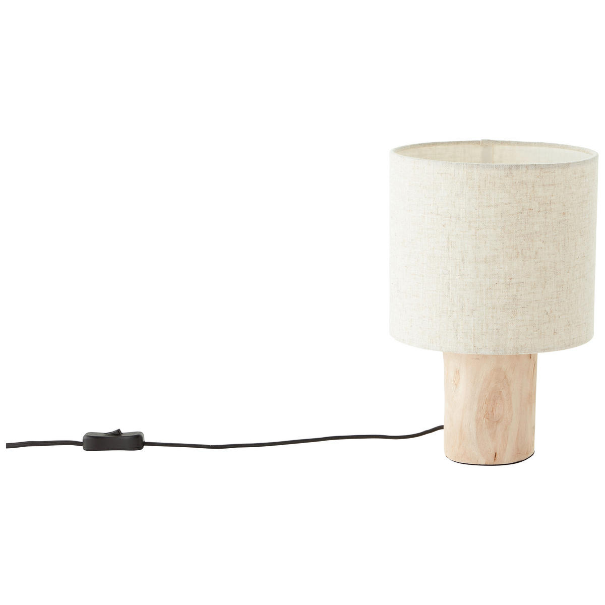 TISCHLEUCHTE - Naturfarben, Natur, Holz/Textil (20/30cm) - Brilliant