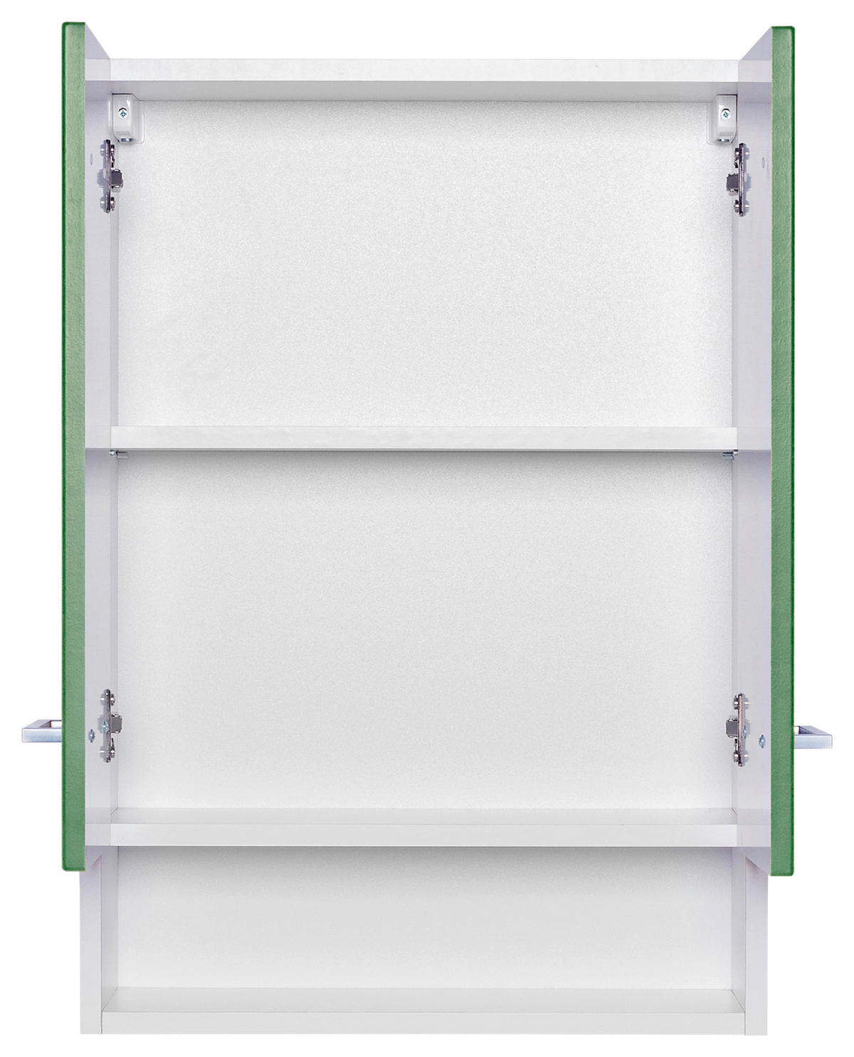 HÄNGESCHRANK 50/71/20 cm  - Silberfarben/Weiß, MODERN, Holzwerkstoff/Metall (50/71/20cm) - Held