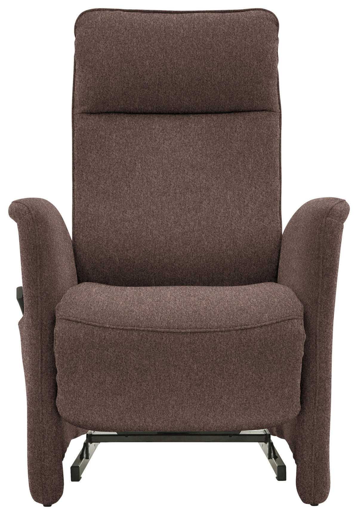 FERNSEHSESSEL in Chenille Dunkelbraun  - Dunkelbraun, Konventionell, Textil (79/114/87-176cm) - Valdera