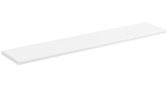 WANDBOARD Weiß Hochglanz  - Weiß Hochglanz, KONVENTIONELL, Holzwerkstoff (90/1,8/18cm) - Xora