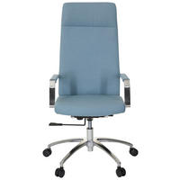 DREHSTUHL  in Flachgewebe Hellblau  - Alufarben/Hellblau, MODERN, Kunststoff/Textil (56/131/67cm) - MID.YOU