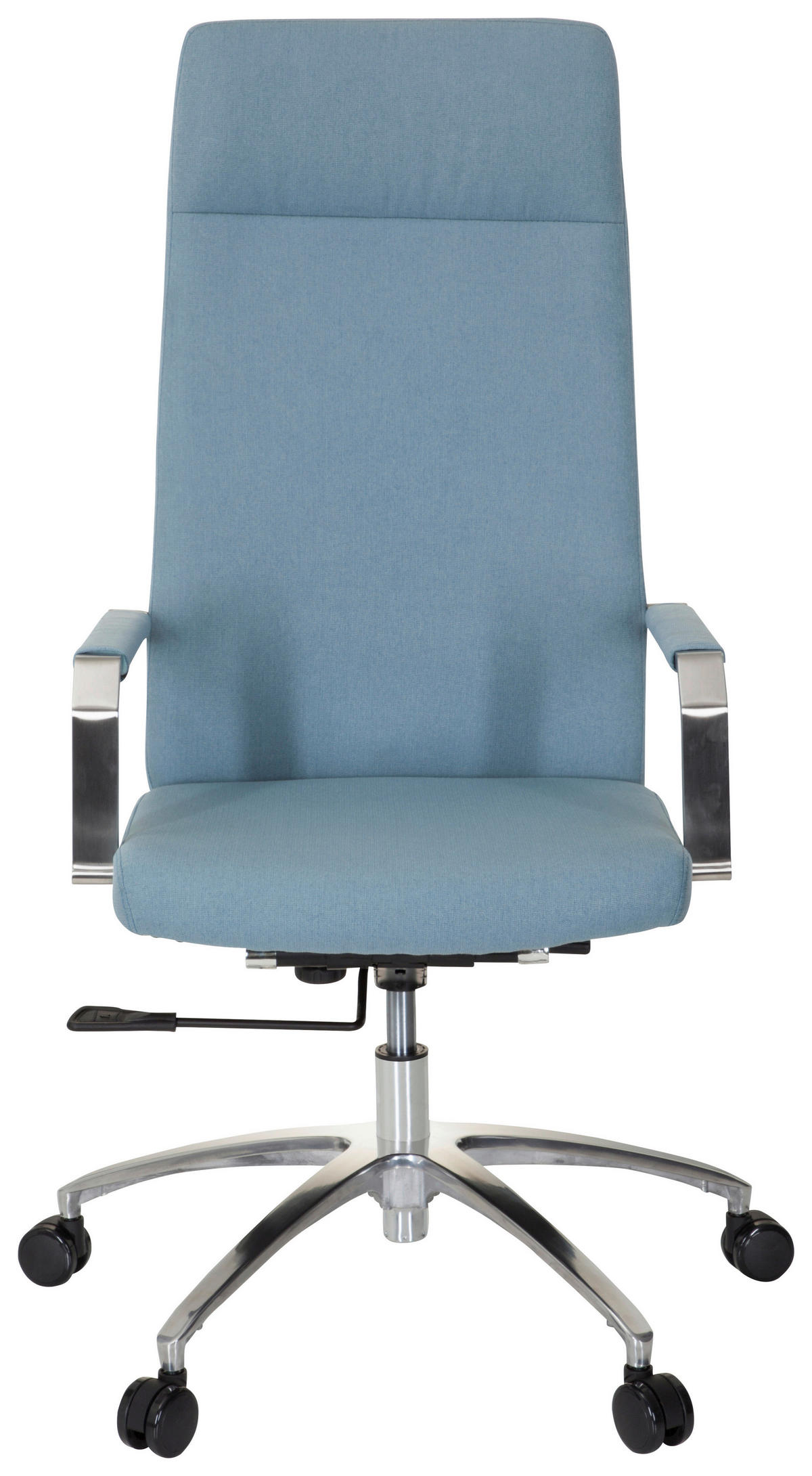 DREHSTUHL Flachgewebe Hellblau  - Alufarben/Hellblau, MODERN, Kunststoff/Textil (56/131/67cm) - MID.YOU